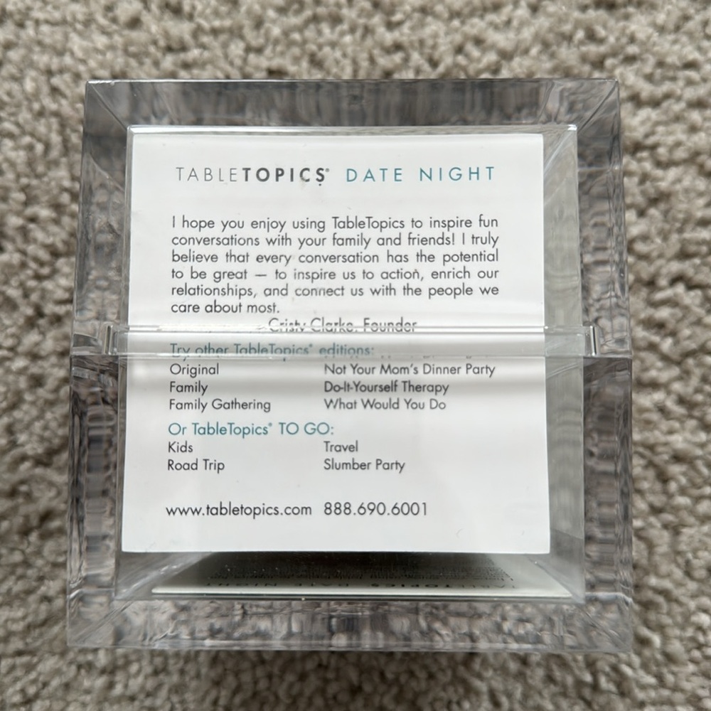 TableTopics Date Night Conversation Questions - Picture 2 of 4